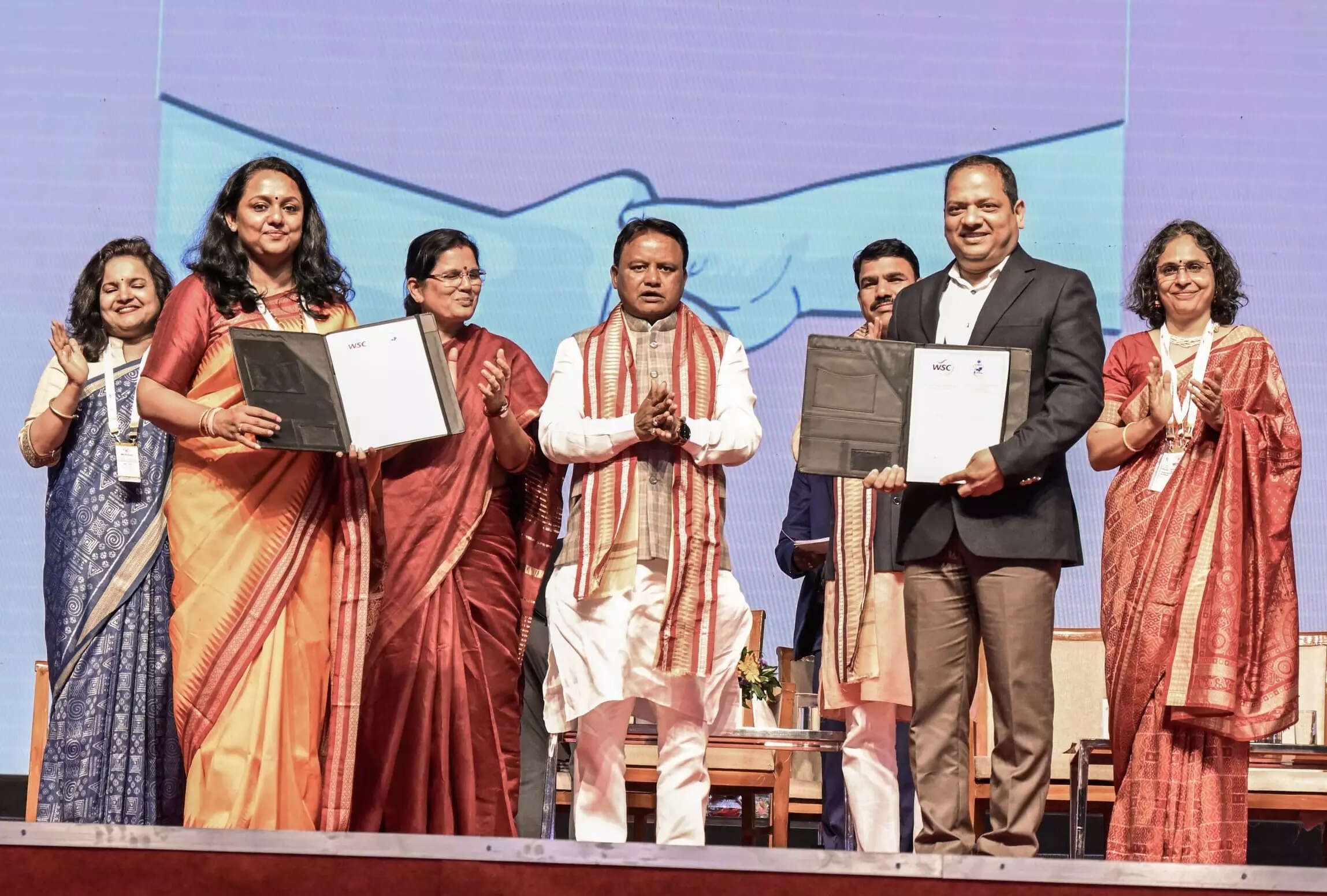 <p>Chief Minister Majhi addressed a roundtable with women CEOs, while sessions like 