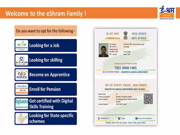 <p>Workers can now interact with e-Shram portal in 22 Indian languages.<br /></p>