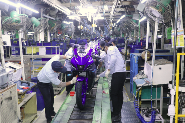 <p>R15 Assembly Line Surajpur Plant India</p>