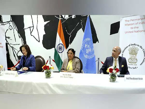 <p>India's Permanent Mission to UN in New York commemorates World Hindi Day</p>