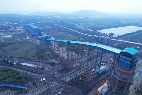 <p>Aerial view of Silo 3 of Dipka CHP-Silo FMC project</p>