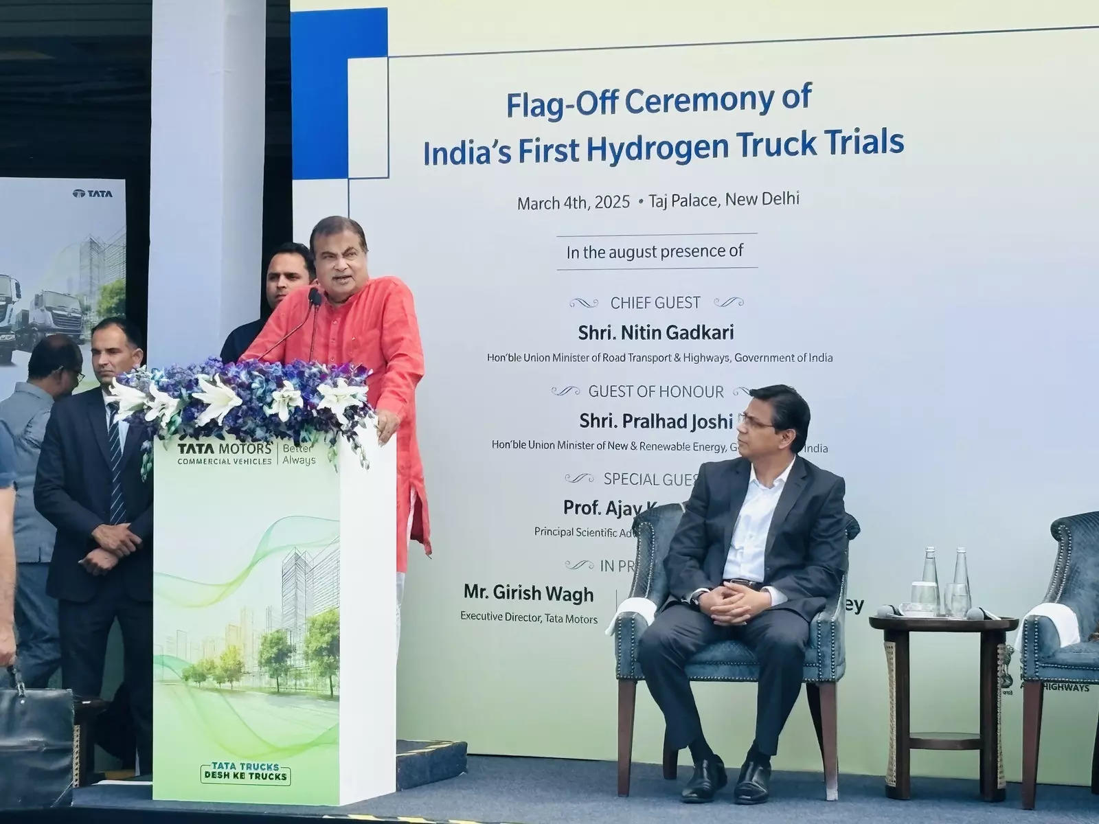 <p>Without achieving this, it will be difficult to make hydrogen fuel stations viable,” Gardari said during the flag-off of the first hydrogen-powered heavy-duty trucks for trials by Tata Motors.</p>