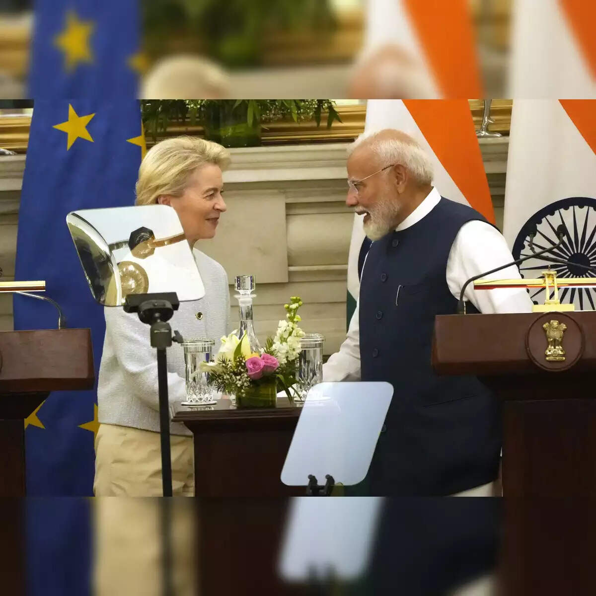 <p>India exported USD 76 billion in goods and USD 30 billion in services to the EU.</p>