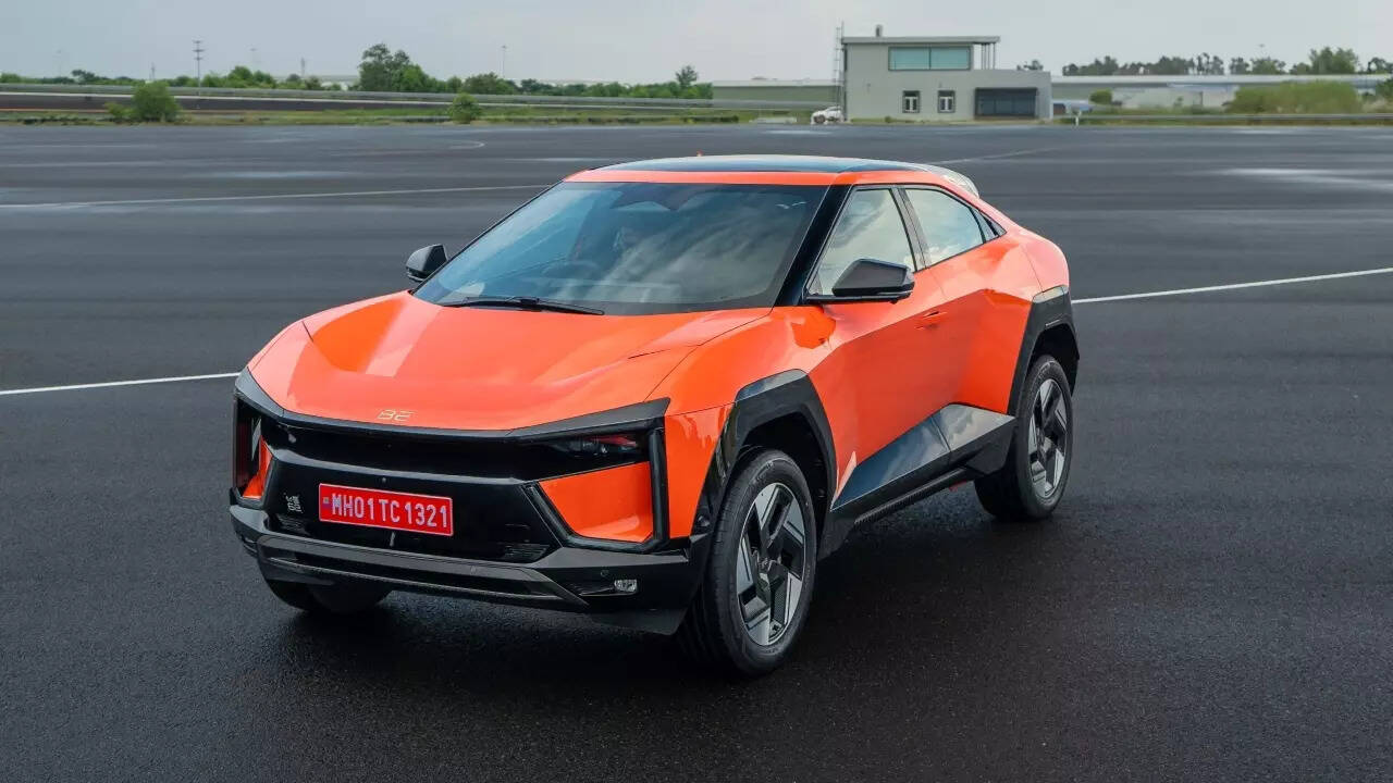 <p>Mahindra BE 6 electric SUV</p>