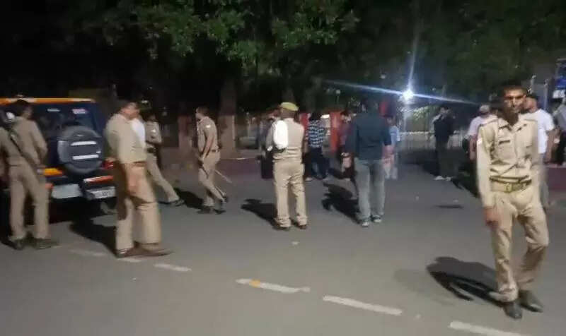 <p>The incident occurred outside the campus temple, where a group of students had gathered after offering prayers on the final day of Navaratri.</p>