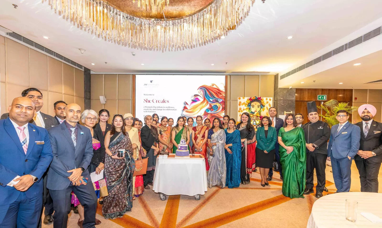 <p>The She Creates programme held on International Women's Day this year at the  JW Marriott New Delhi Aerocity.</p>