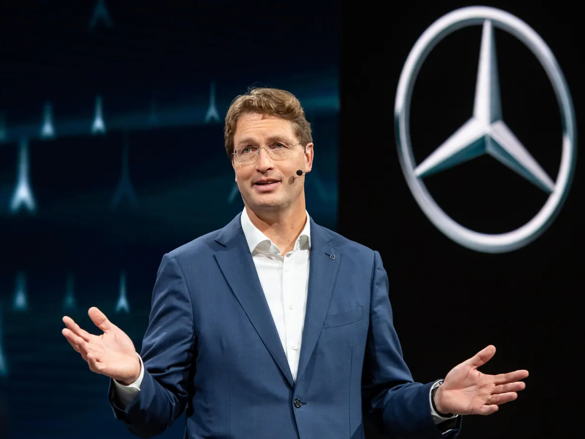 <p>Mercedes CEO Ola Kalleniusurges </p>