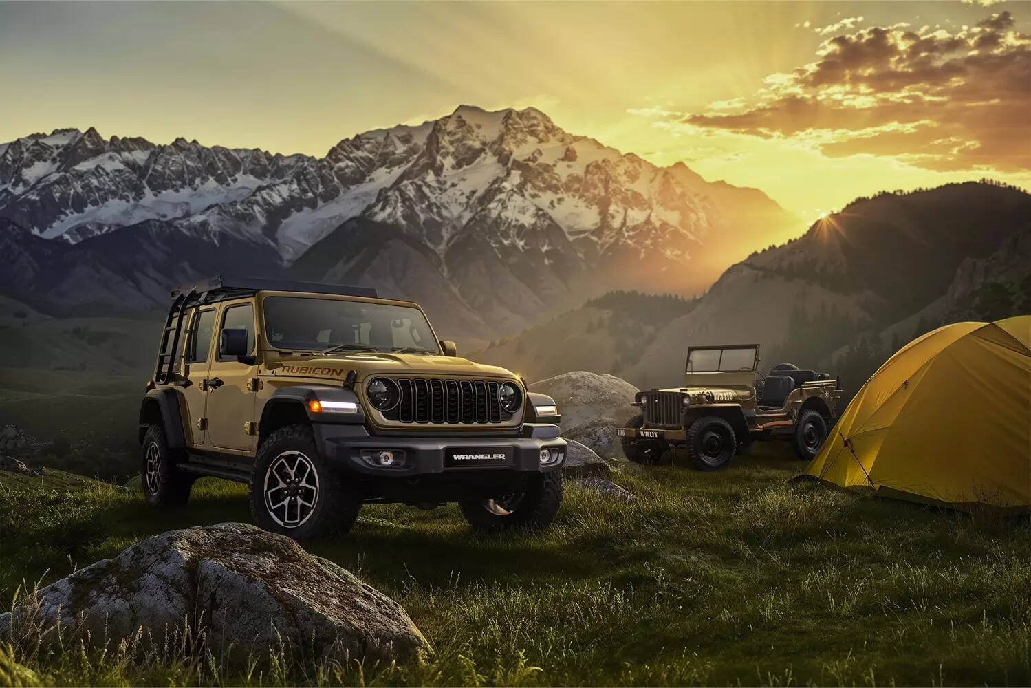 <p>The vehicle features a new ‘41 Green’ paint scheme, introduced for the first time in India and exclusive to this edition.</p>