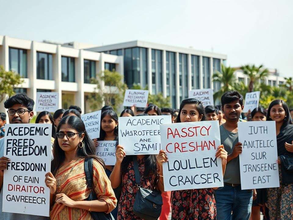 <p>It was referring to a controversy that erupted online after some social media accounts shared screenshots of four academic projects on the theme of Islamic studies by the students of humanities and social sciences at the premier institute.<br></p>