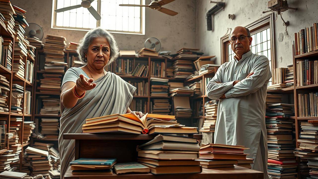 <p>The principal and the librarian have lodged cross complaints at Mengaon police station, an officer said.<br></p>