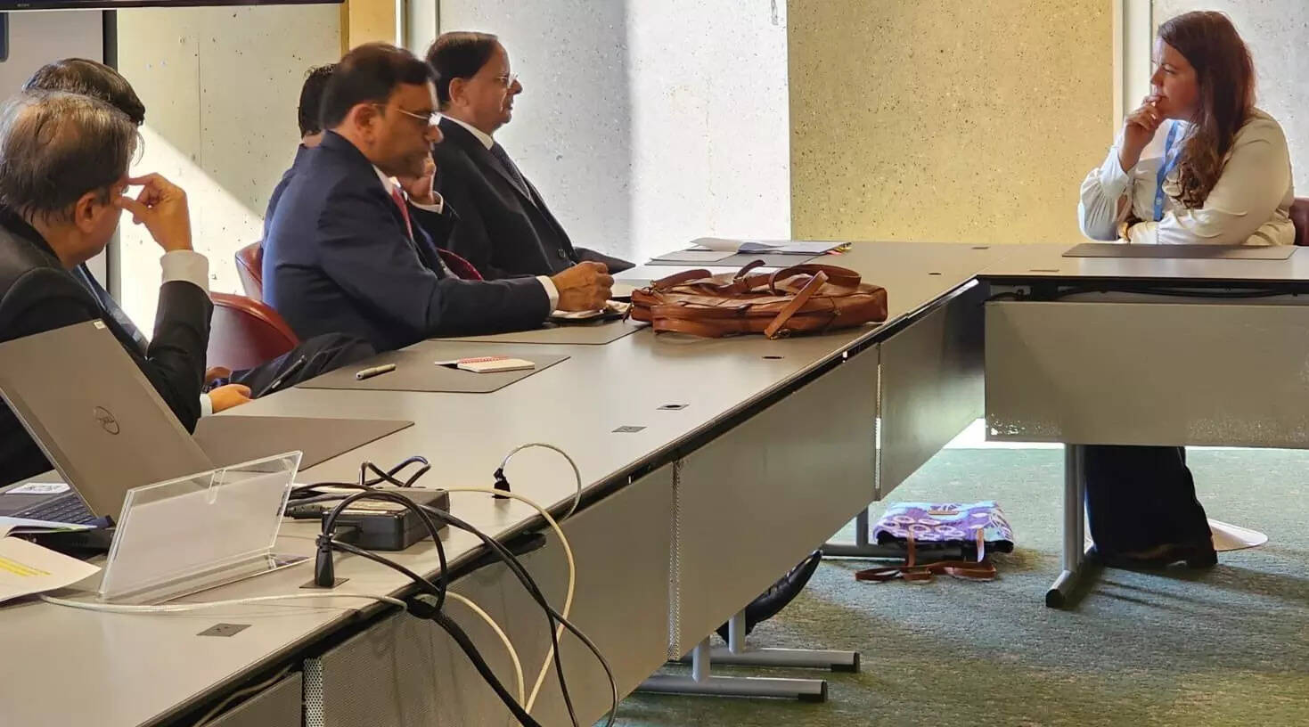 <p>Dr Mishra held productive discussions with Stine Renate Håheim, Deputy Minister for International Development, Norway.</p>