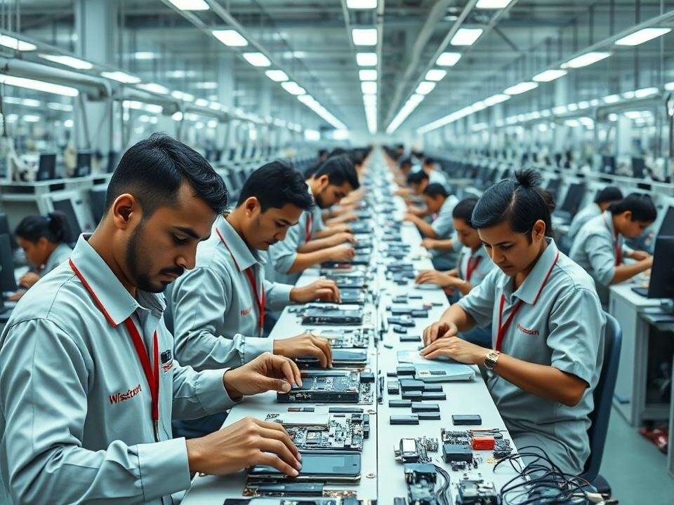 <p>Due to the PLI scheme, global major like Apple, through Foxconn and Wistron, are now assembling iPhones in India.</p>