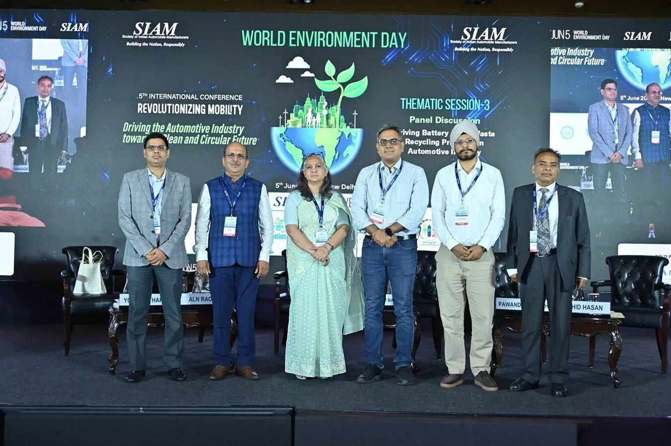 <p>Three thematic sessions were also conducted during the event-- Plastic and Materials Circularity, Tyre and Oil Recycling and Battery and E-Waste</p>