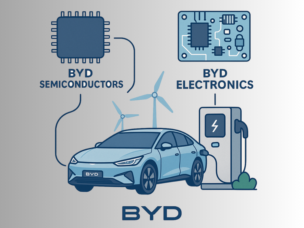 <p>Much of BYD's strategic advantage comes from BYD Semiconductor, spun off in 2020. It was born of the same philosophy underpinning much of BYD’s success: vertical integration.</p>