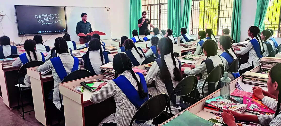 <p>Twelve girls from Marihan's Sarvodaya Vidyalaya in UP's Mirzapur district have cracked the country's toughest medical entrance exam. Of the 25 girls who appeared, all from SC/ST and OBC families, nearly half succeeded - a remarkable feat for a school run by UP's social welfare department.</p>