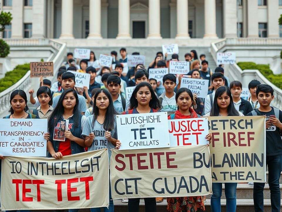 <p>According to results announced on Tuesday, only 458 candidates out of 8,240 (5.56 per cent) cleared TET-I, while 1,589 of 32,286 candidates (4.92 per cent) passed TET-II - raising alarm among job aspirants and education authorities alike.<br></p>