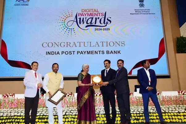 121985481 India Post Payments Bank Receives 2024-25 Digital Payments Award for Financial Inclusion Excellence, ET Government