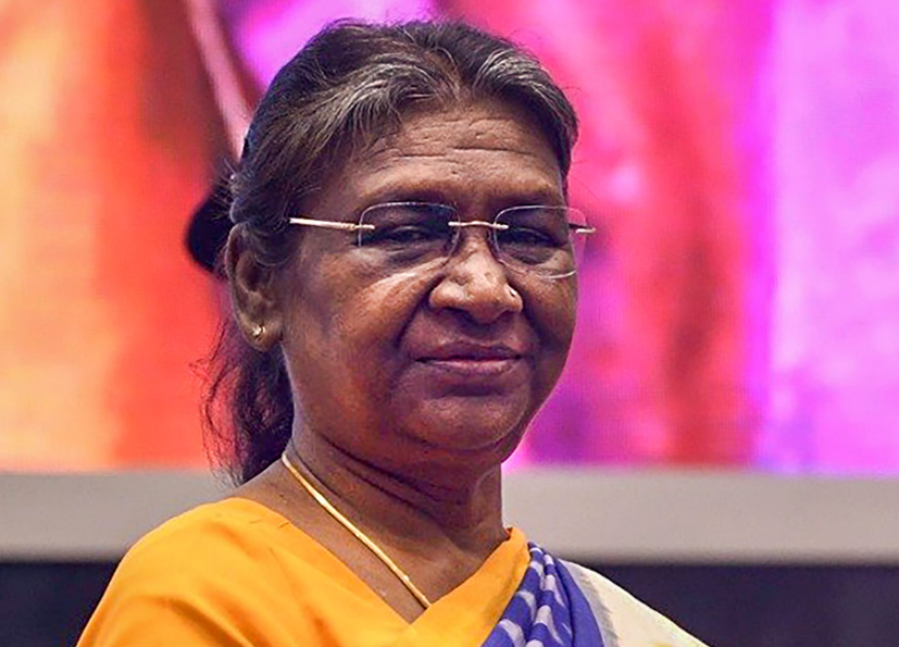 <p>She also laid the foundation stone for a girls' hostel and planted a Rudraksha sapling under the ongoing Van Mahotsav celebrations</p>