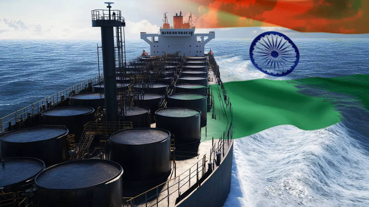 India purchased 231 million barrels of Urals through June 24, with Reliance Industries Ltd. and Nayara Energy Ltd. collectively acquiring 45% of Russia's exports. (AI image)