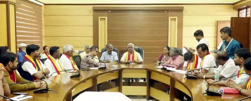 <p>Addressing a press conference here on Thursday, Bilimale clarified that the teacher shortage is not confined to border areas but is a statewide issue</p>