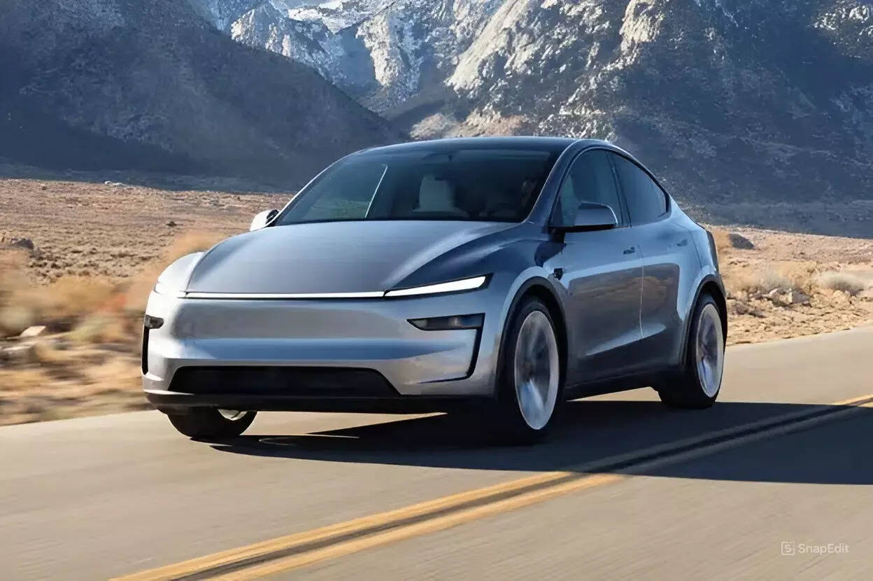 <p>Tesla India Model Y lanched at ₹61.07 lakh</p>