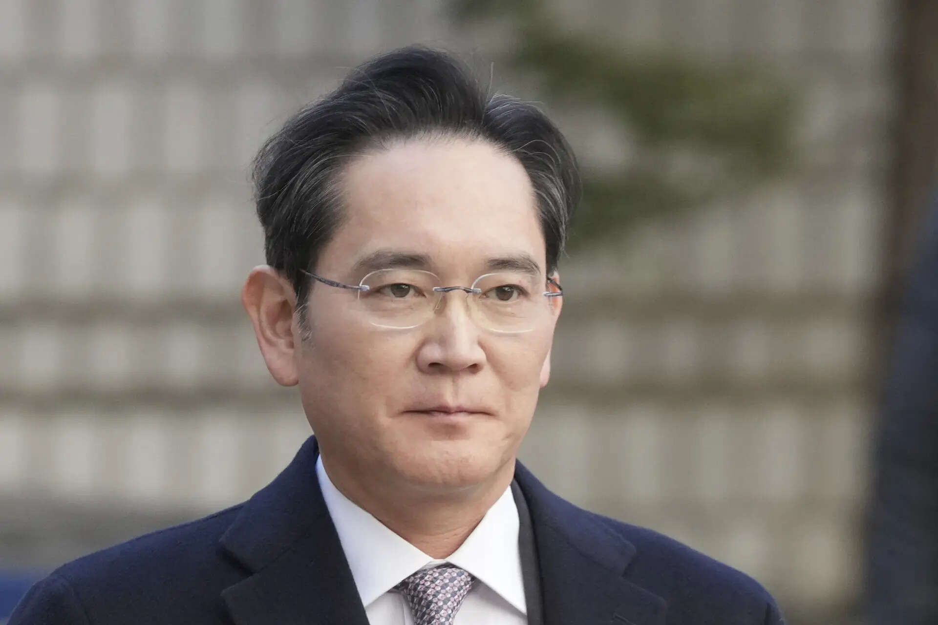 <p>FILE - Samsung Electronics Chairman Lee Jae-yong arrives at the Seoul High Court in Seoul, South Korea, on Feb. 3, 2025. (AP Photo/Lee Jin-man, File)</p>