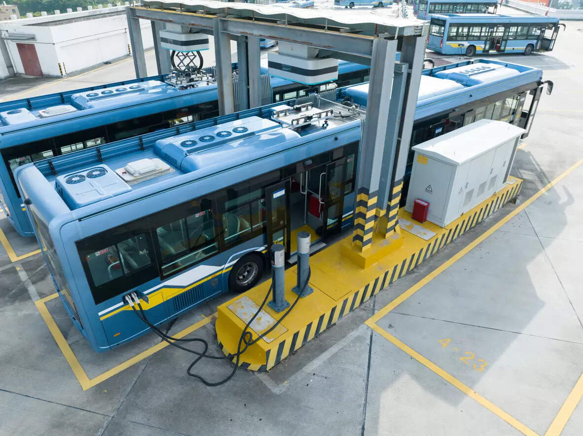 Ahmedabad begins solar shift for public transport, with 200 BRTS electric buses set to be powered by solar-charged stations in the first phase of AMC’s green transformation plan.