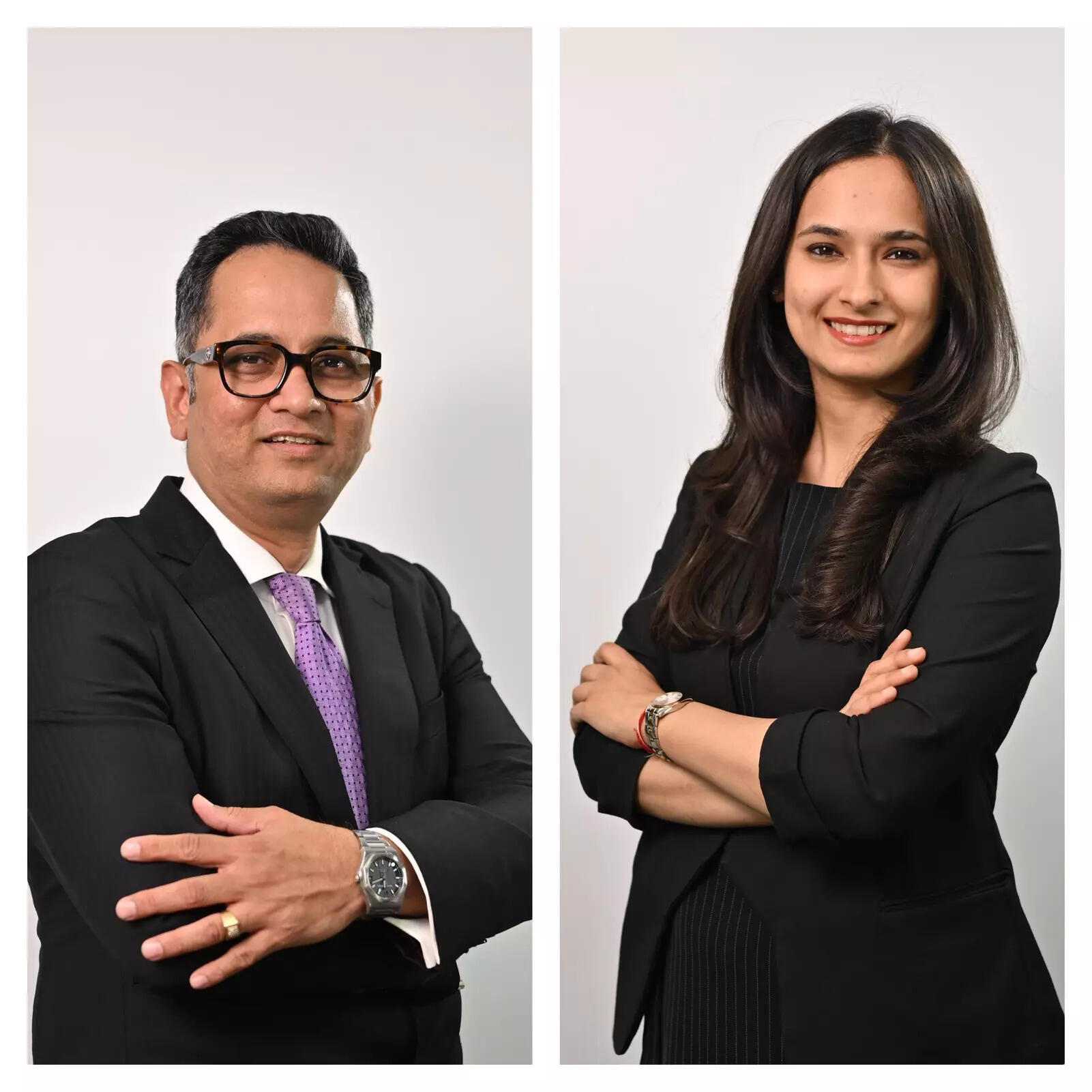 Tushar Ajinkya, managing partner, ThinkLaw; and Sukanya Sehgal, associate partner, ThinkLaw