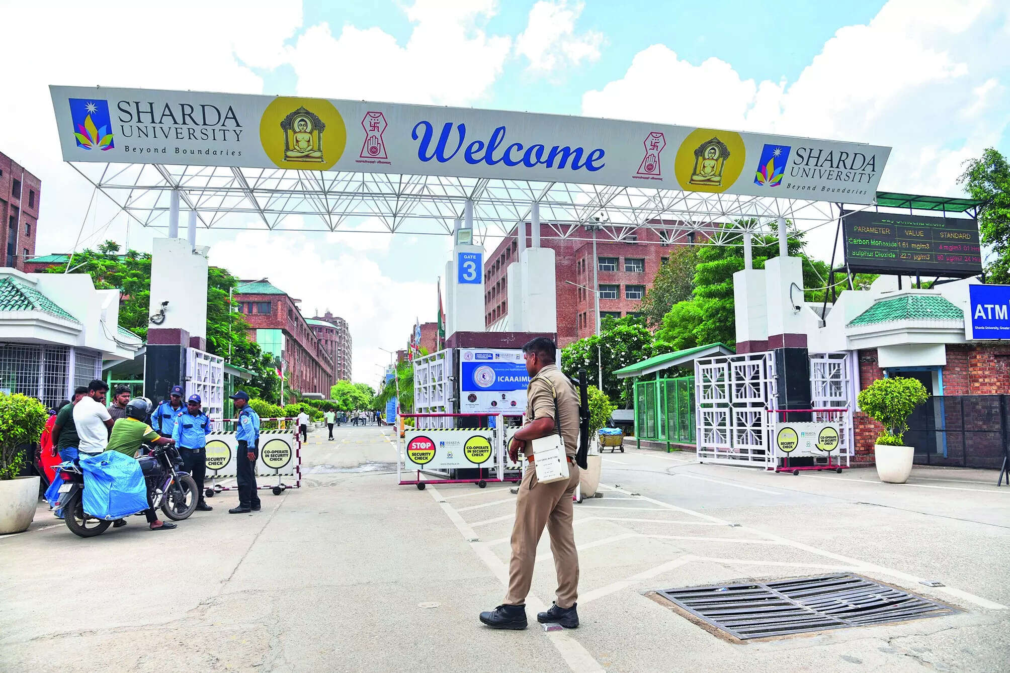 <p>The university has suspended all examinations and practical sessions until further notice</p>