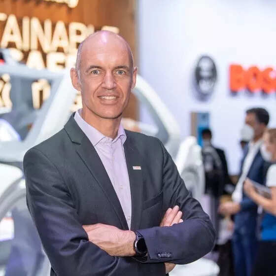 <p>Mathias Pillin, CTO of Bosch Mobility</p>