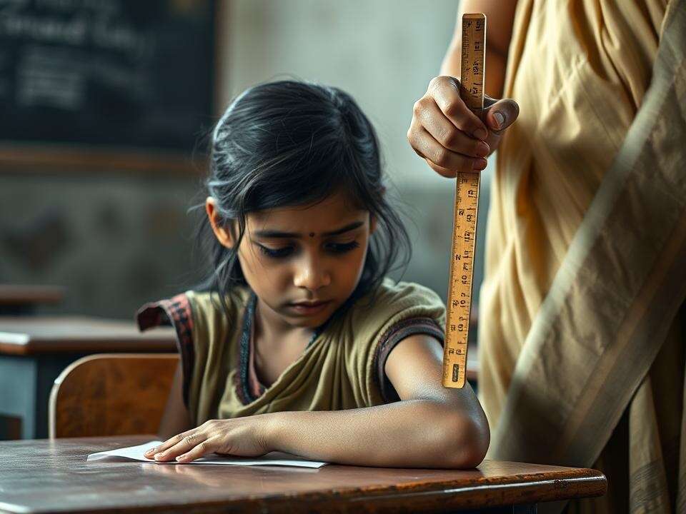 <p>The school's headteacher, Moumita Sur, admitted to disciplining the student</p>