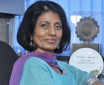 <p>Lakshmi Venkatesan, Founding Trustee of BYST</p>