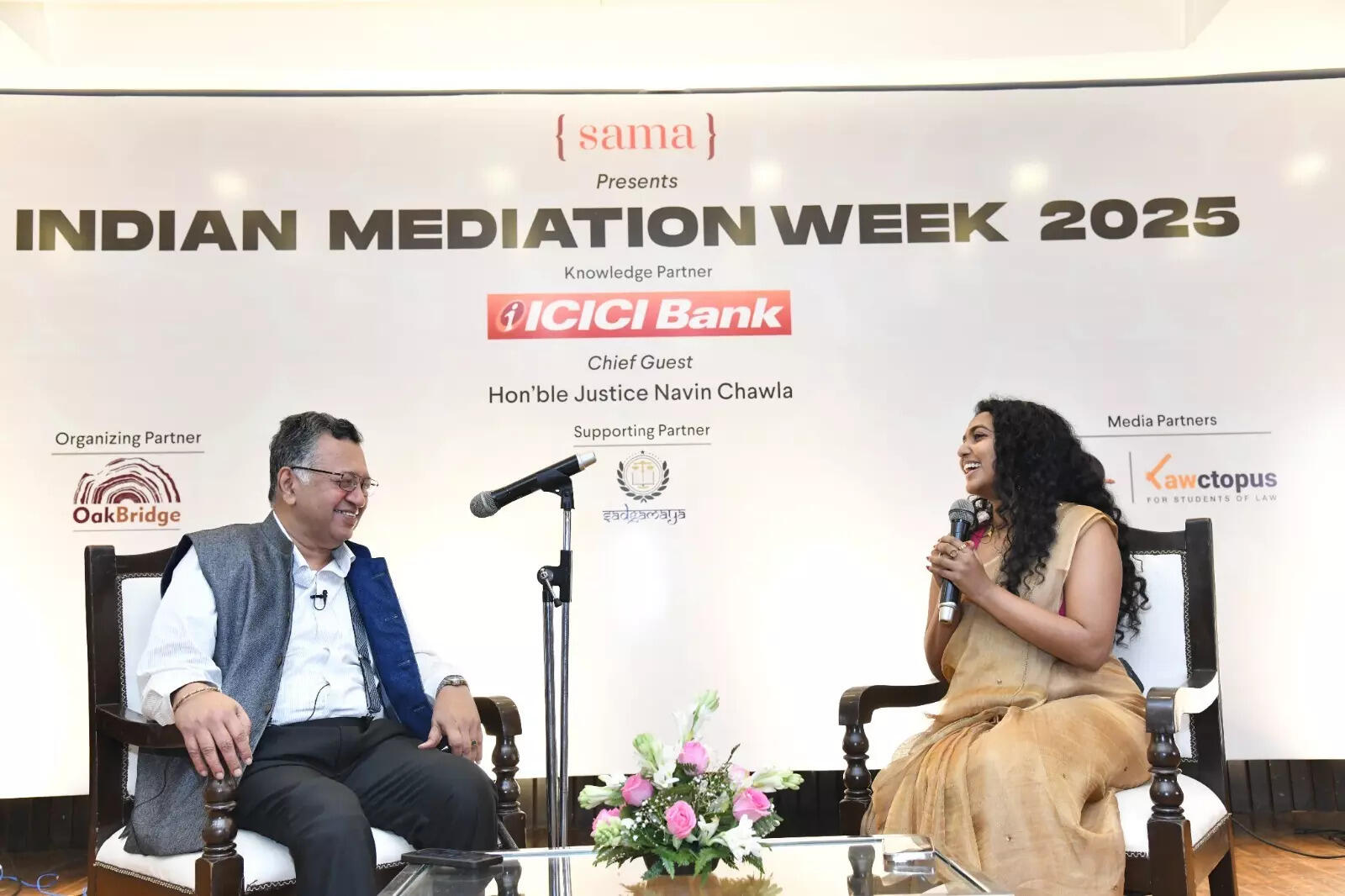 Senior Advocate Sriram Panchu speaks to SAMA co-founder Akshetha Ashok at IMW 2025