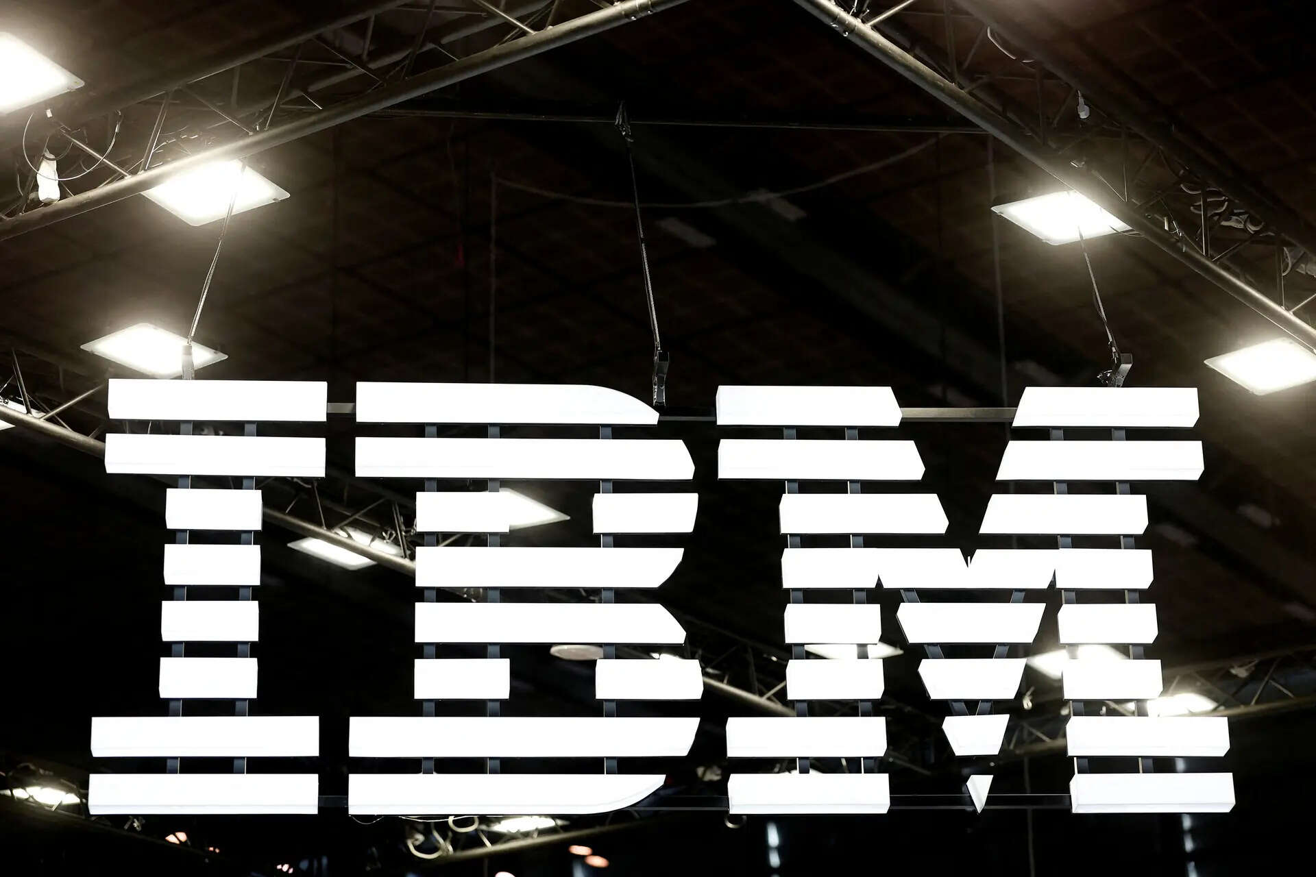 <p>FILE PHOTO: The IBM logo is seen during the Viva Technology conference dedicated to innovation and startups at Porte de Versailles exhibition center in Paris, France, June 12, 2025. REUTERS/Benoit Tessier/File Photo</p>