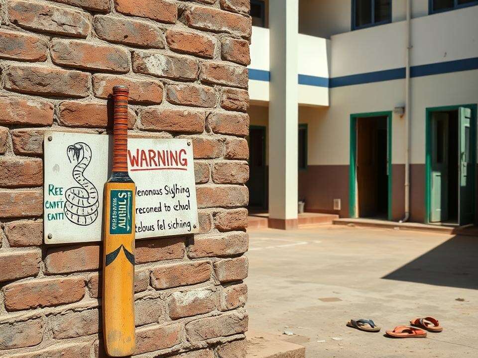<p>While classes were underway on Wednesday, students heard the hissing sound of a cobra</p>