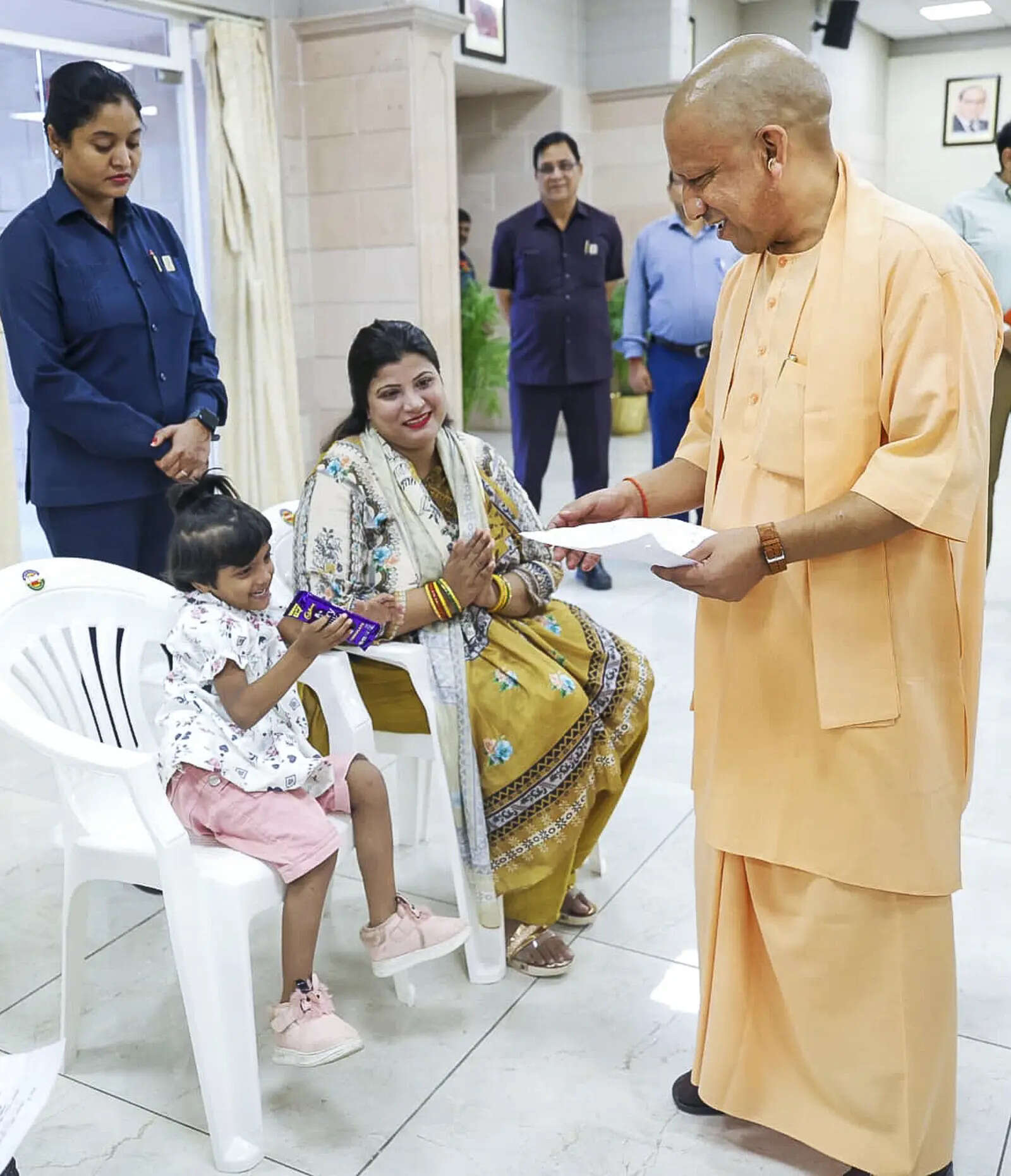 <p>Mayra's family expressed gratitude to Adityanath for his simplicity and sensitivity. Her mother, Neha, said, "The chief minister patiently listened to us and assured me of my daughter's admission in a school."</p>
