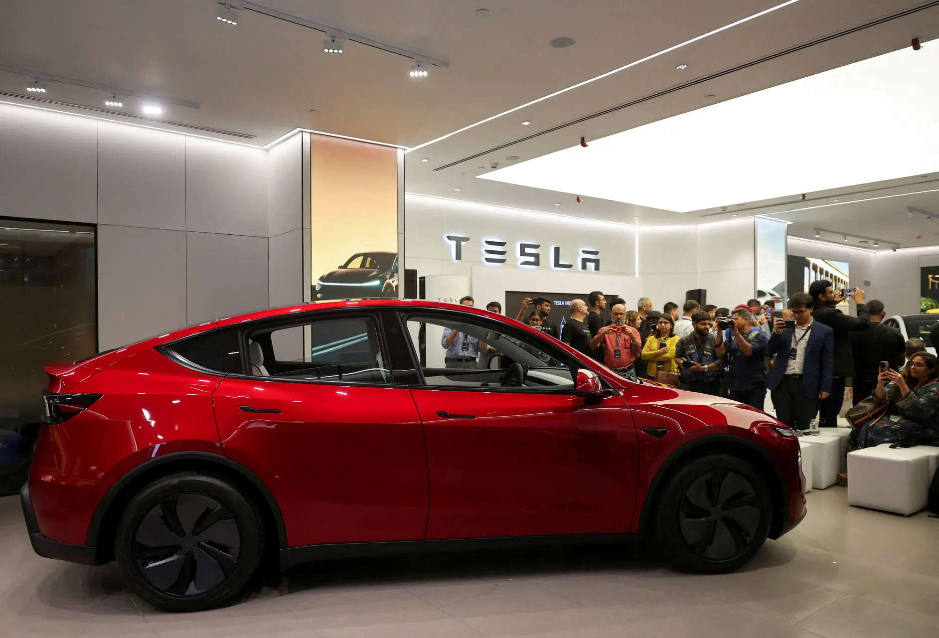 

<p>Tesla has also committed to deploying its Supercharger network in India, starting with Mumbai and Delhi, providing ultra-fast charging of 267 km in 15 minutes. </p>
<p>“/><figcaption class=