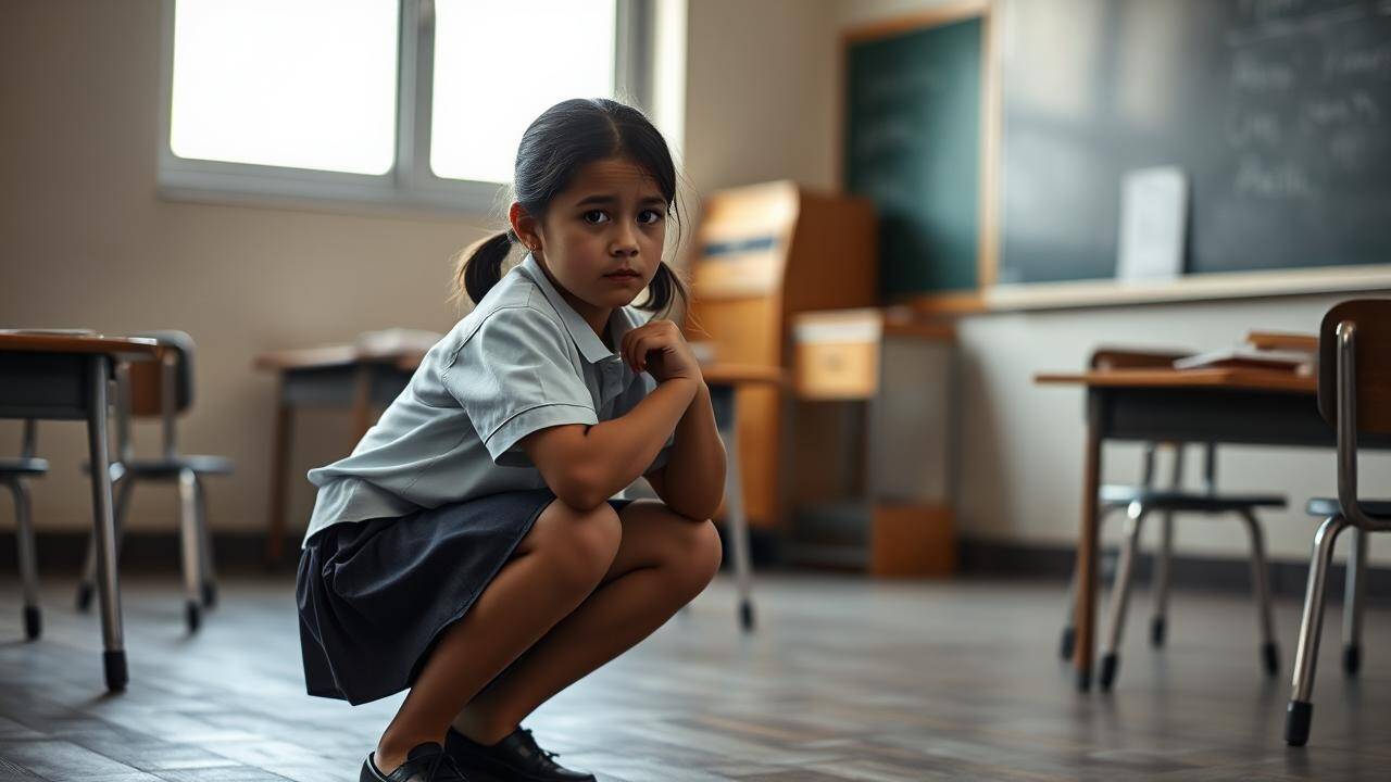 <p>The girl had said she was on her way to the toilet last Wednesday when she was stopped by the teacher and struck with a stick twice. The teacher then ordered her back into the classroom, where she forced her to do 100 sit-ups. Soon afterwards, she complained of severe pain below her knees and collapsed.</p>