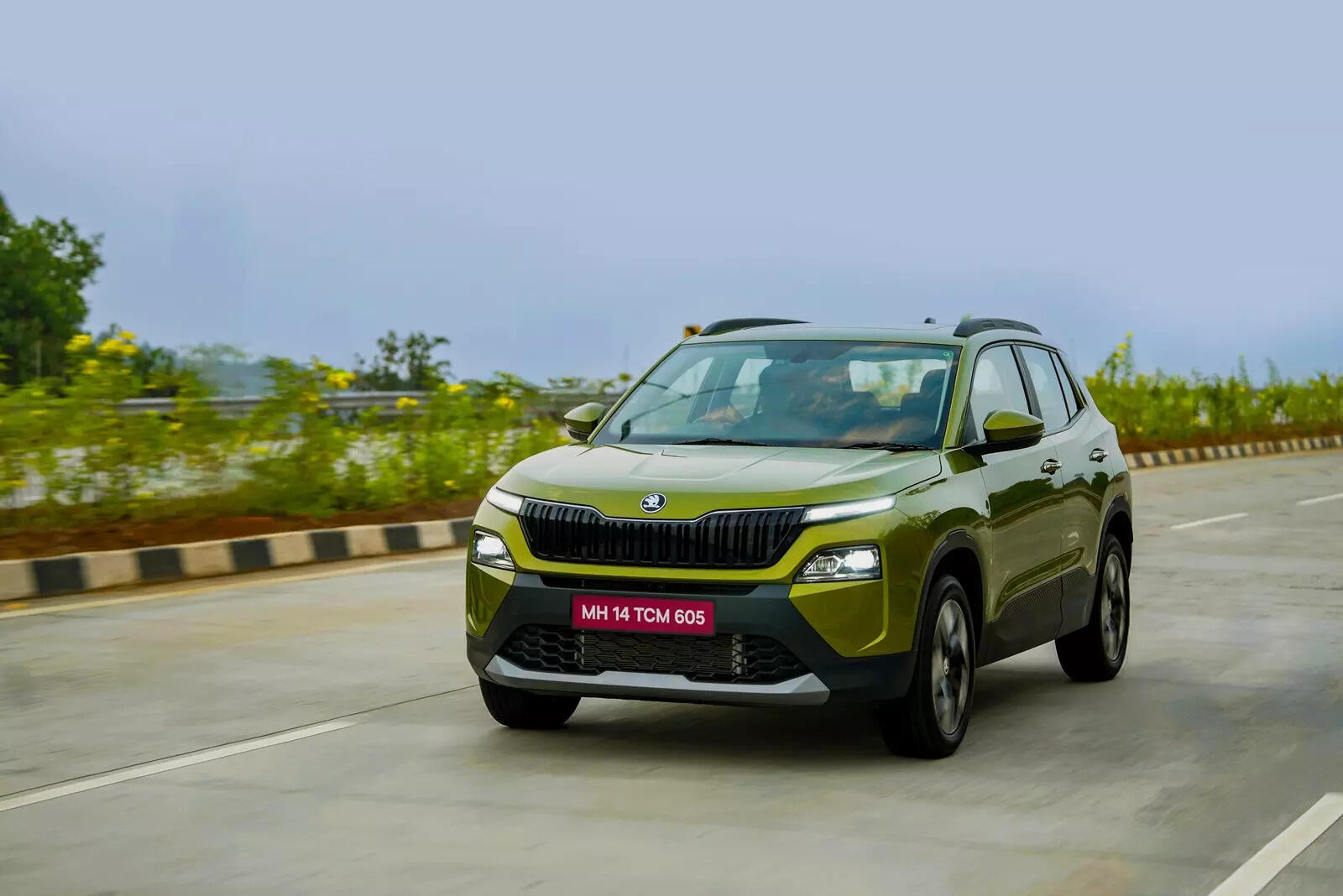 

<p>The brand currently offers four models in India—Kylaq, Slavia, Kushaq, and Kodiaq—and has more than 310 customer touchpoints across 177 cities.</p>
<p>“/><figcaption class=