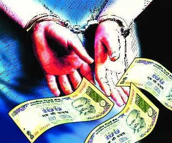 <p>A trap was laid on Tuesday at the school office, during which Patel allegedly instructed junior clerk Vimal Patel to collect the bribe on his behalf</p>