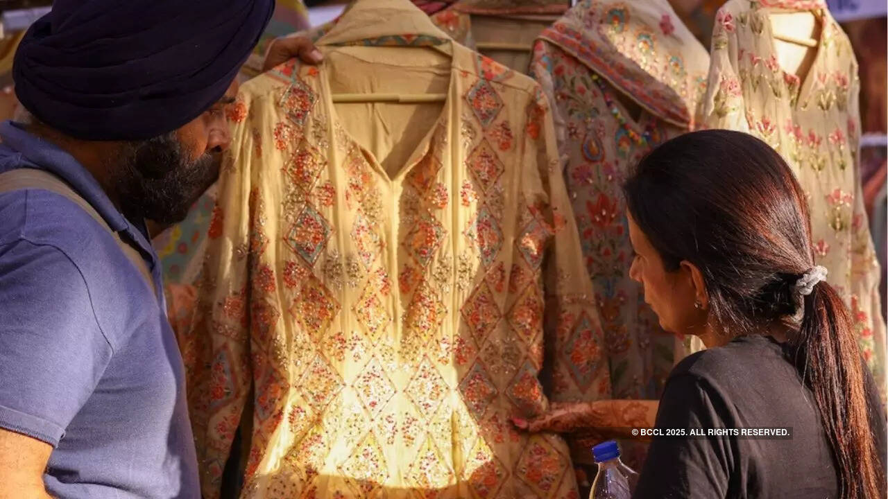 Diwali bazaars have evolved into featuring the latest fashion on ethnic wear