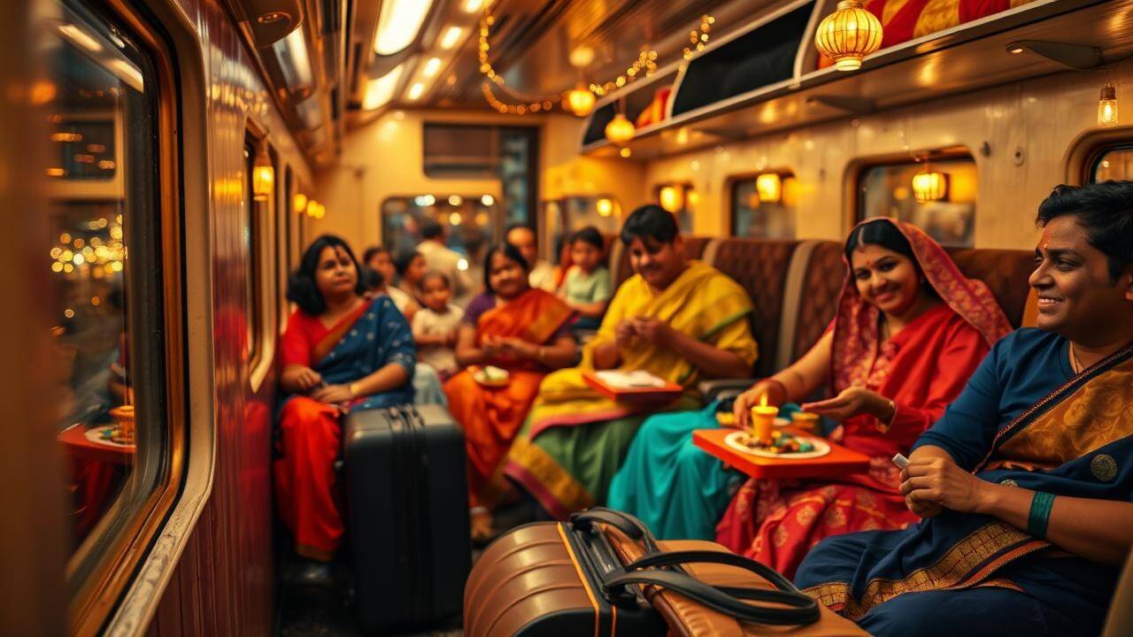 The delight of Diwali train journey
