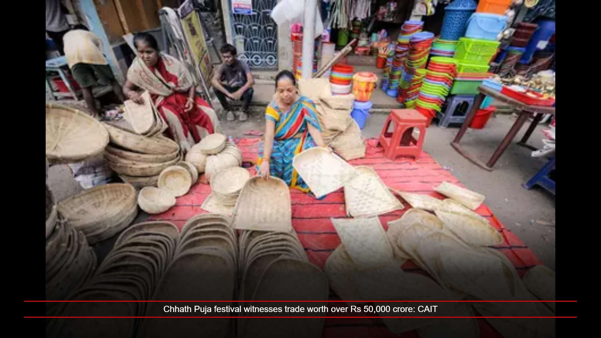 Delhi and the NCR region saw a major business boom due to the large Purvanchali population.