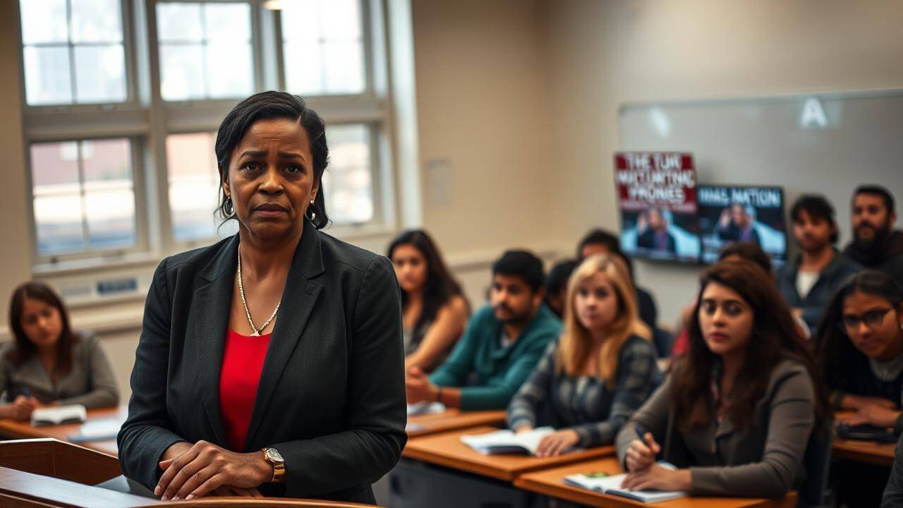 <p>The controversy centres on a job posting for an associate professor of school psychology</p>