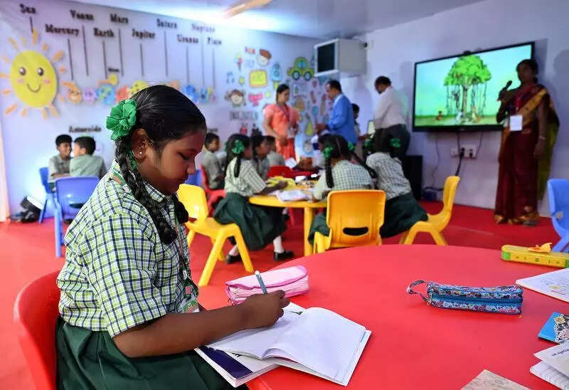 <p>Of the 37,626 govt schools in the state, 30,774 are equipped with smart classrooms and hi-tech labs.</p>