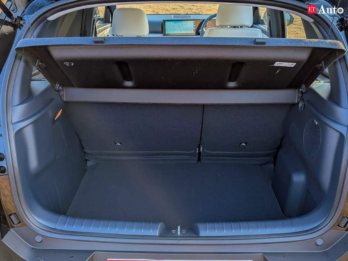 The second-generation Hyundai Venue gets 375-litre boot space with optional split-folding rear seats in higher variants. 