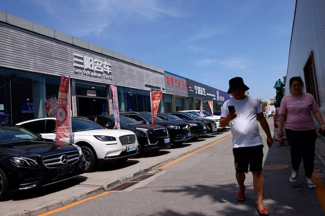 

<p>China’s auto industry has inflated car sales for years through a grey market that registers new cars right off the assembly line and then ships them overseas as “used” vehicles.</p>
<p>“/><figcaption class=