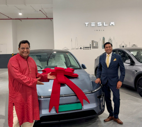 

<p>Once the Gurugram station is commissioned, Tesla will operate four charging locations in India, comprising 16 superchargers and 10 destination chargers.</p>
<p>“/><figcaption class=