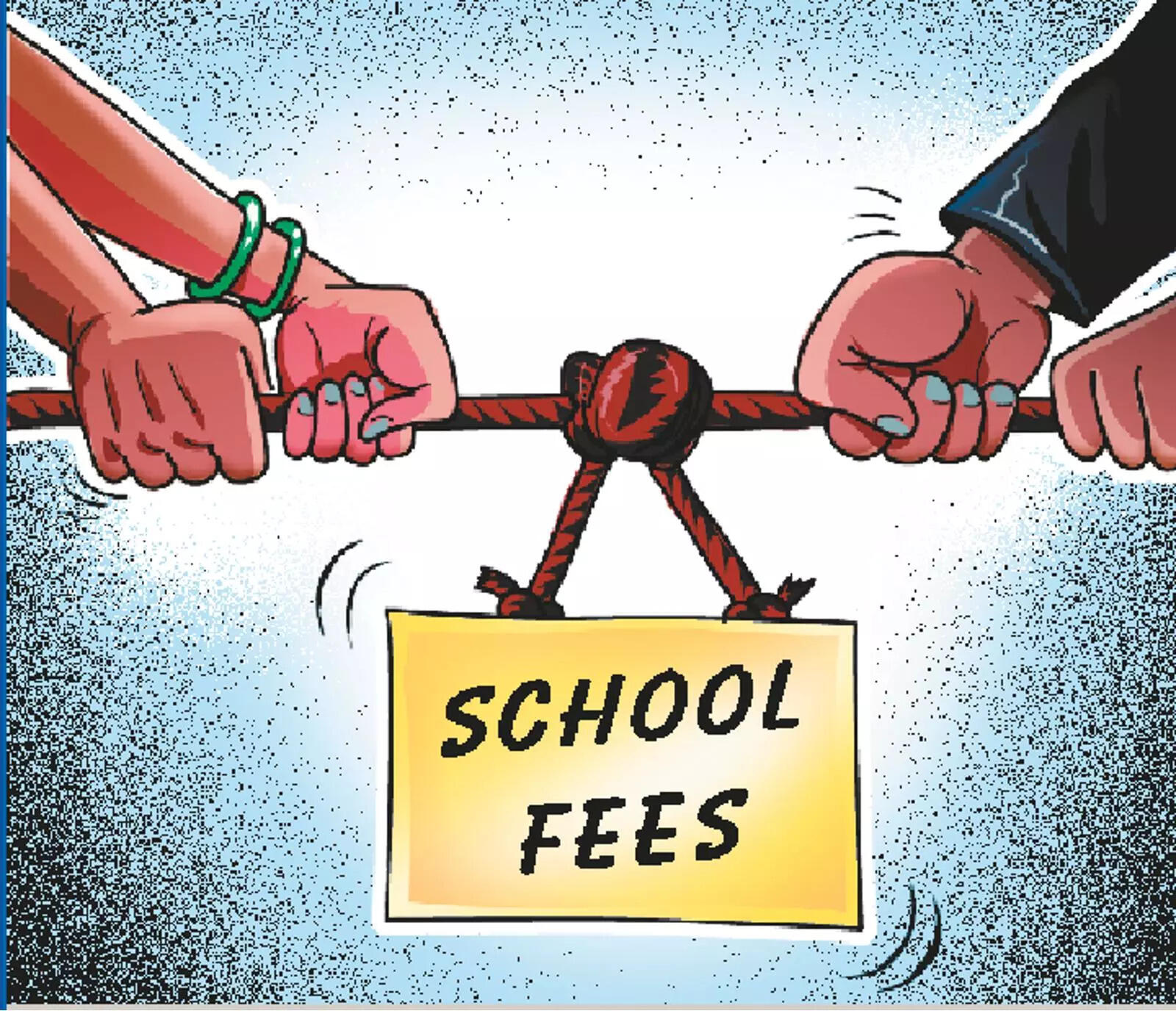 <p>A heated argument broke out between the school administration and the parents regarding fees. As the dispute escalated, the school staff asked them to calm down and leave the premises.</p>