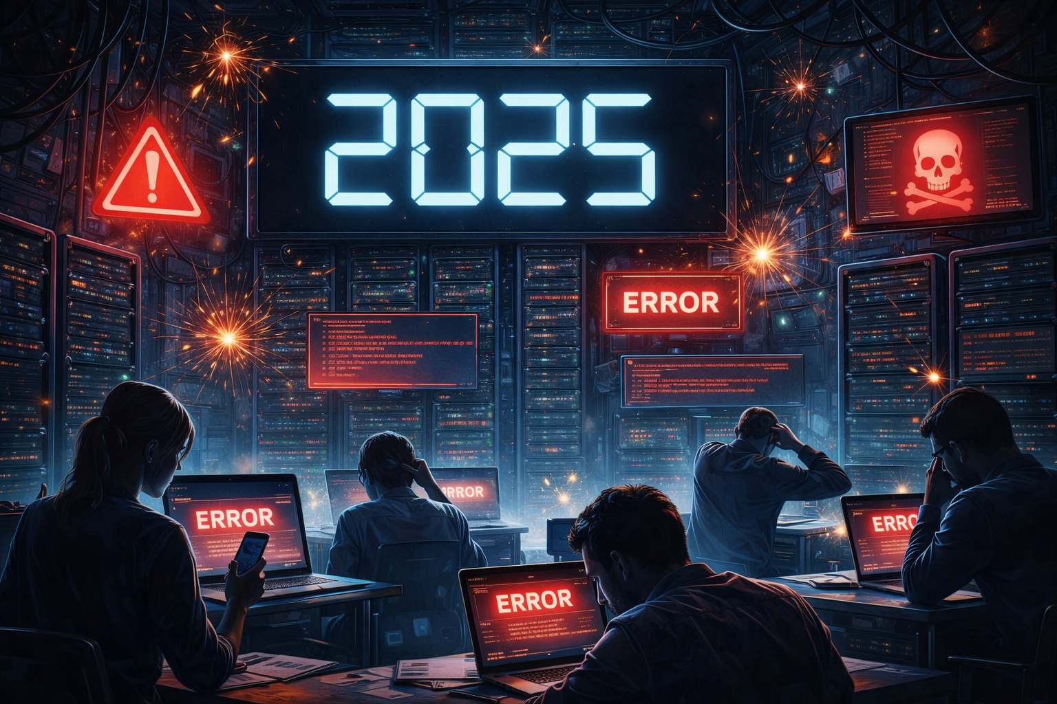 <p>The year 2025 highlighted the internet's vulnerability. Major cloud providers like AWS, Microsoft Azure, and Google Cloud experienced significant outages. </p>